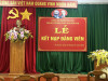 LỄ KẾT NẠP ĐẢNG VIÊN LÀ HỌC SINH